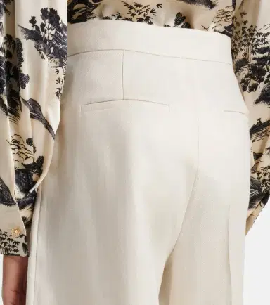 Max Mara Kaki linen wide-leg Bermuda shorts | Thumbnail 3 Max Mara Kaki linen wide-leg Bermuda shorts | Thumbnail 3