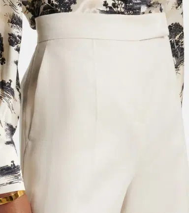 Max Mara Kaki linen wide-leg Bermuda shorts | Thumbnail 5 Max Mara Kaki linen wide-leg Bermuda shorts | Thumbnail 5