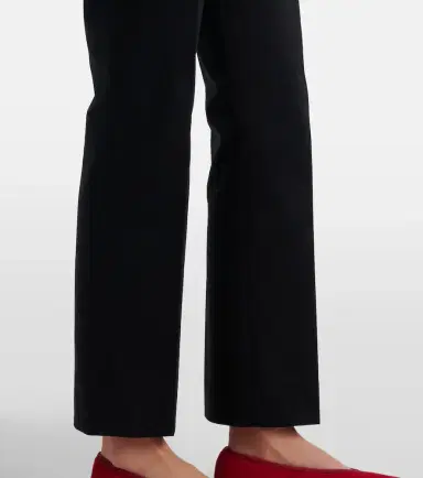 Max Mara Cotton-blend cropped slim pants | Thumbnail 3 Max Mara Cotton-blend cropped slim pants | Thumbnail 3