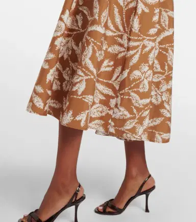 Max Mara Halterneck printed cotton midi dress | Thumbnail 2 Max Mara Halterneck printed cotton midi dress | Thumbnail 2
