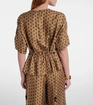 Max Mara Nordica printed silk blouse | Thumbnail 2 Max Mara Nordica printed silk blouse | Thumbnail 2