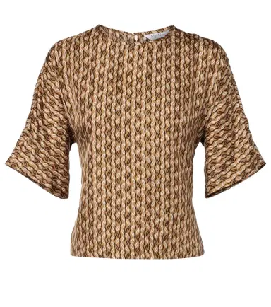 Max Mara Nordica printed silk blouse | Thumbnail 1 Max Mara Nordica printed silk blouse | Thumbnail 1