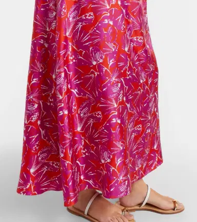 Max Mara Cartone printed silk maxi dress | Thumbnail 2 Max Mara Cartone printed silk maxi dress | Thumbnail 2