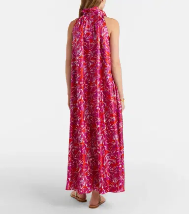 Max Mara Cartone printed silk maxi dress | Thumbnail 5 Max Mara Cartone printed silk maxi dress | Thumbnail 5