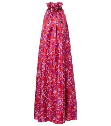 Max Mara Cartone printed silk maxi dress | Thumbnail 1 Max Mara Cartone printed silk maxi dress | Thumbnail 1
