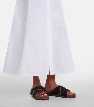 Max Mara Adunco belted cotton poplin shirt dress | Thumbnail 3 Max Mara Adunco belted cotton poplin shirt dress | Thumbnail 3