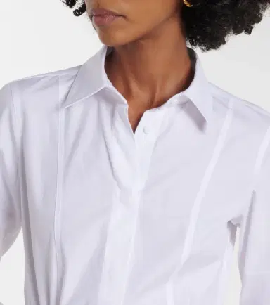 Max Mara Adunco belted cotton poplin shirt dress | Thumbnail 5 Max Mara Adunco belted cotton poplin shirt dress | Thumbnail 5