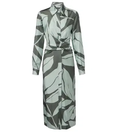 Max Mara Robinia printed silk shirt dress | Thumbnail 1 Max Mara Robinia printed silk shirt dress | Thumbnail 1