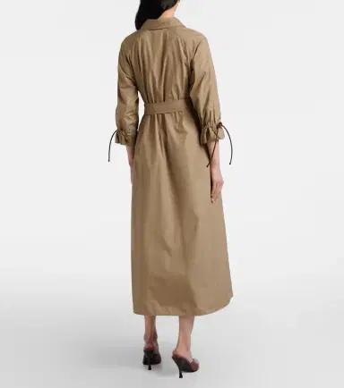 Max Mara Mirto cotton midi dress | Thumbnail 5 Max Mara Mirto cotton midi dress | Thumbnail 5