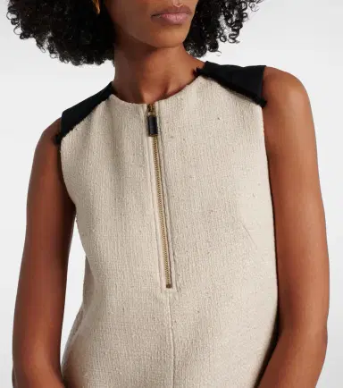 Max Mara Mito cotton and linen midi dress | Thumbnail 5 Max Mara Mito cotton and linen midi dress | Thumbnail 5