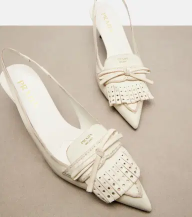 Prada Bow-detail leather slingback pumps | Thumbnail 2 Prada Bow-detail leather slingback pumps | Thumbnail 2