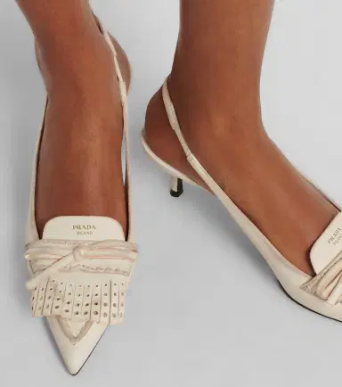 Prada Bow-detail leather slingback pumps | Thumbnail 6 Prada Bow-detail leather slingback pumps | Thumbnail 6