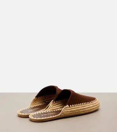 Prada Suede and jute mules | Thumbnail 4 Prada Suede and jute mules | Thumbnail 4