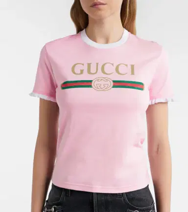 Gucci Logo cotton jersey T-shirt | Thumbnail 3 Gucci Logo cotton jersey T-shirt | Thumbnail 3
