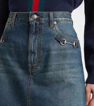 Gucci Horsebit denim miniskirt | Thumbnail 2 Gucci Horsebit denim miniskirt | Thumbnail 2