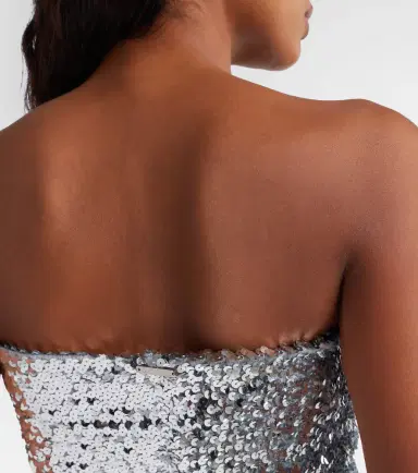 Gucci Sequined strapless minidress | Thumbnail 6 Gucci Sequined strapless minidress | Thumbnail 6