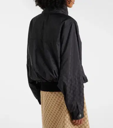 Gucci GG cotton-trimmed jacket | Thumbnail 2 Gucci GG cotton-trimmed jacket | Thumbnail 2