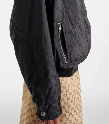 Gucci GG cotton-trimmed jacket | Thumbnail 5 Gucci GG cotton-trimmed jacket | Thumbnail 5