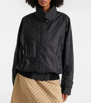 Gucci GG cotton-trimmed jacket | Thumbnail 6 Gucci GG cotton-trimmed jacket | Thumbnail 6