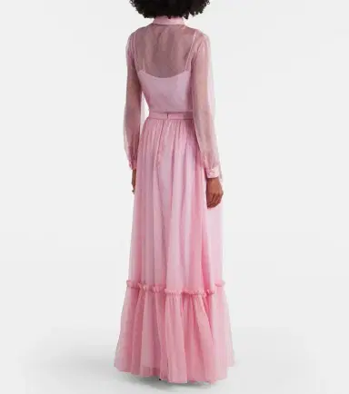 Gucci GG printed silk chiffon maxi skirt | Thumbnail 3 Gucci GG printed silk chiffon maxi skirt | Thumbnail 3