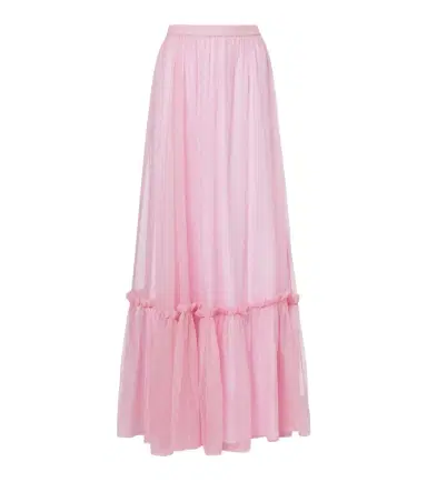 Gucci GG printed silk chiffon maxi skirt | Thumbnail 1 Gucci GG printed silk chiffon maxi skirt | Thumbnail 1