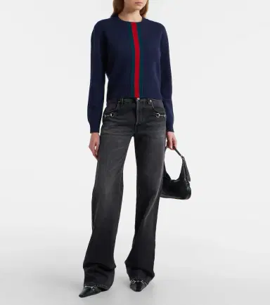 Gucci Web Stripe wool sweater | Thumbnail 3 Gucci Web Stripe wool sweater | Thumbnail 3