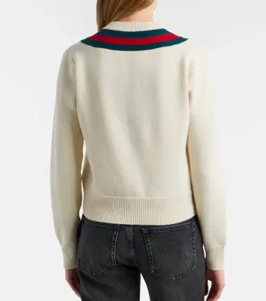 Gucci Web Stripe wool sweater | Thumbnail 3 Gucci Web Stripe wool sweater | Thumbnail 3