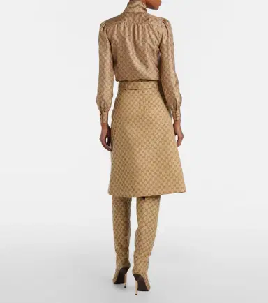 Gucci GG Canvas midi skirt | Thumbnail 3 Gucci GG Canvas midi skirt | Thumbnail 3