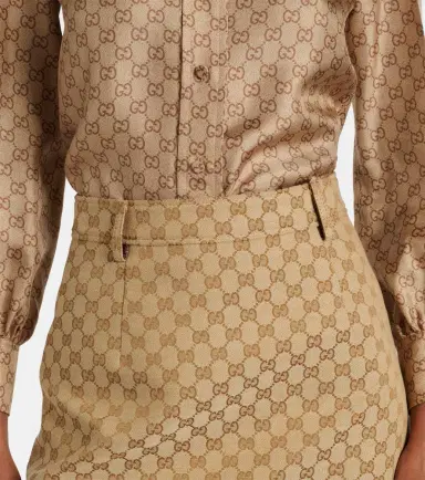 Gucci GG Canvas midi skirt | Thumbnail 4 Gucci GG Canvas midi skirt | Thumbnail 4