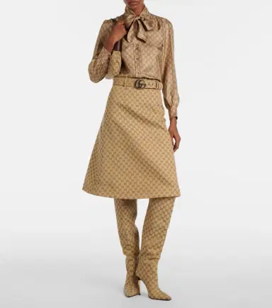 Gucci GG Canvas midi skirt | Thumbnail 6 Gucci GG Canvas midi skirt | Thumbnail 6