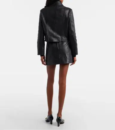 Gucci Double G leather miniskirt | Thumbnail 3 Gucci Double G leather miniskirt | Thumbnail 3