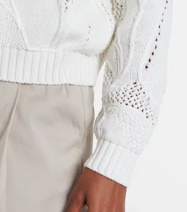 Max Mara Salvo open-knit cotton sweater | Thumbnail 5 Max Mara Salvo open-knit cotton sweater | Thumbnail 5