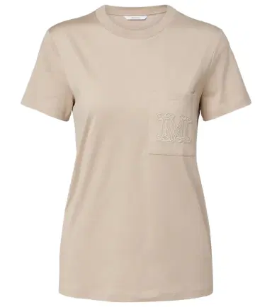 Max Mara Embroidered cotton top | Thumbnail 1 Max Mara Embroidered cotton top | Thumbnail 1