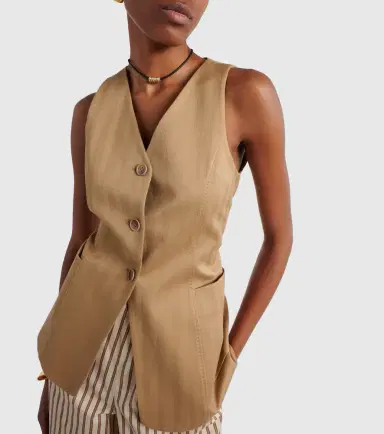 Max Mara Falla cotton vest | Thumbnail 4 Max Mara Falla cotton vest | Thumbnail 4