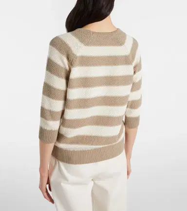 Max Mara Ellisse striped cotton sweater | Thumbnail 2 Max Mara Ellisse striped cotton sweater | Thumbnail 2