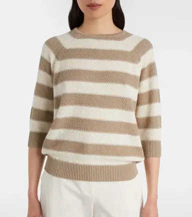 Max Mara Ellisse striped cotton sweater | Thumbnail 5 Max Mara Ellisse striped cotton sweater | Thumbnail 5