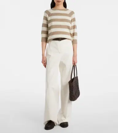 Max Mara Ellisse striped cotton sweater | Thumbnail 6 Max Mara Ellisse striped cotton sweater | Thumbnail 6