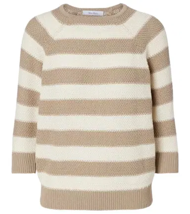 Max Mara Ellisse striped cotton sweater | Thumbnail 1 Max Mara Ellisse striped cotton sweater | Thumbnail 1