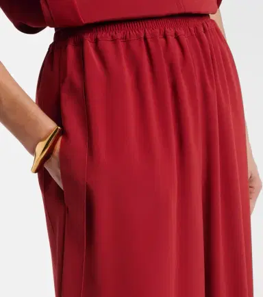 Max Mara Crêpe wide-leg pants | Thumbnail 6 Max Mara Crêpe wide-leg pants | Thumbnail 6