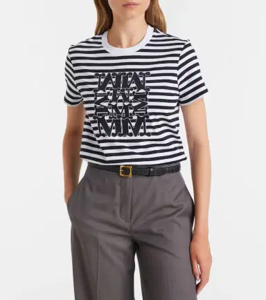 Max Mara Ruta embroidered cotton T-shirt | Thumbnail 3 Max Mara Ruta embroidered cotton T-shirt | Thumbnail 3