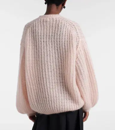 Toteme Open-knit oversized mohair-blend sweater | Thumbnail 2 Toteme Open-knit oversized mohair-blend sweater | Thumbnail 2