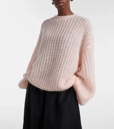 Toteme Open-knit oversized mohair-blend sweater | Thumbnail 4 Toteme Open-knit oversized mohair-blend sweater | Thumbnail 4