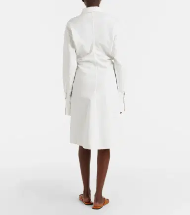 Toteme Cotton and linen shirt dress | Thumbnail 4 Toteme Cotton and linen shirt dress | Thumbnail 4