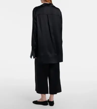 Toteme Satin wide-leg pants | Thumbnail 5 Toteme Satin wide-leg pants | Thumbnail 5