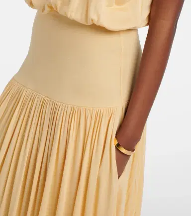 TOTEME Gathered jersey maxi dress | Thumbnail 2 TOTEME Gathered jersey maxi dress | Thumbnail 2
