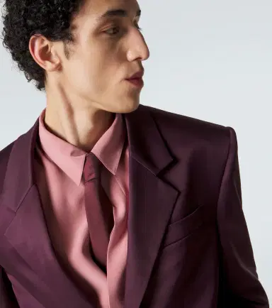 Saint Laurent Silk taffeta tie | Thumbnail 3 Saint Laurent Silk taffeta tie | Thumbnail 3