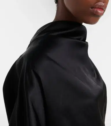 Toteme Draped satin blouse | Thumbnail 6 Toteme Draped satin blouse | Thumbnail 6