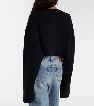 Toteme Cropped wool-blend cardigan | Thumbnail 2 Toteme Cropped wool-blend cardigan | Thumbnail 2