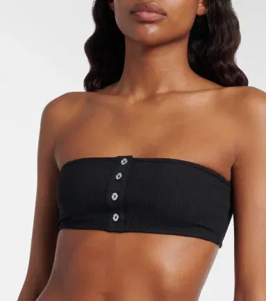 Toteme Ribbed-knit bandeau bikini top | Thumbnail 3 Toteme Ribbed-knit bandeau bikini top | Thumbnail 3