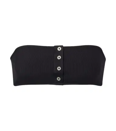 Toteme Ribbed-knit bandeau bikini top | Thumbnail 1 Toteme Ribbed-knit bandeau bikini top | Thumbnail 1